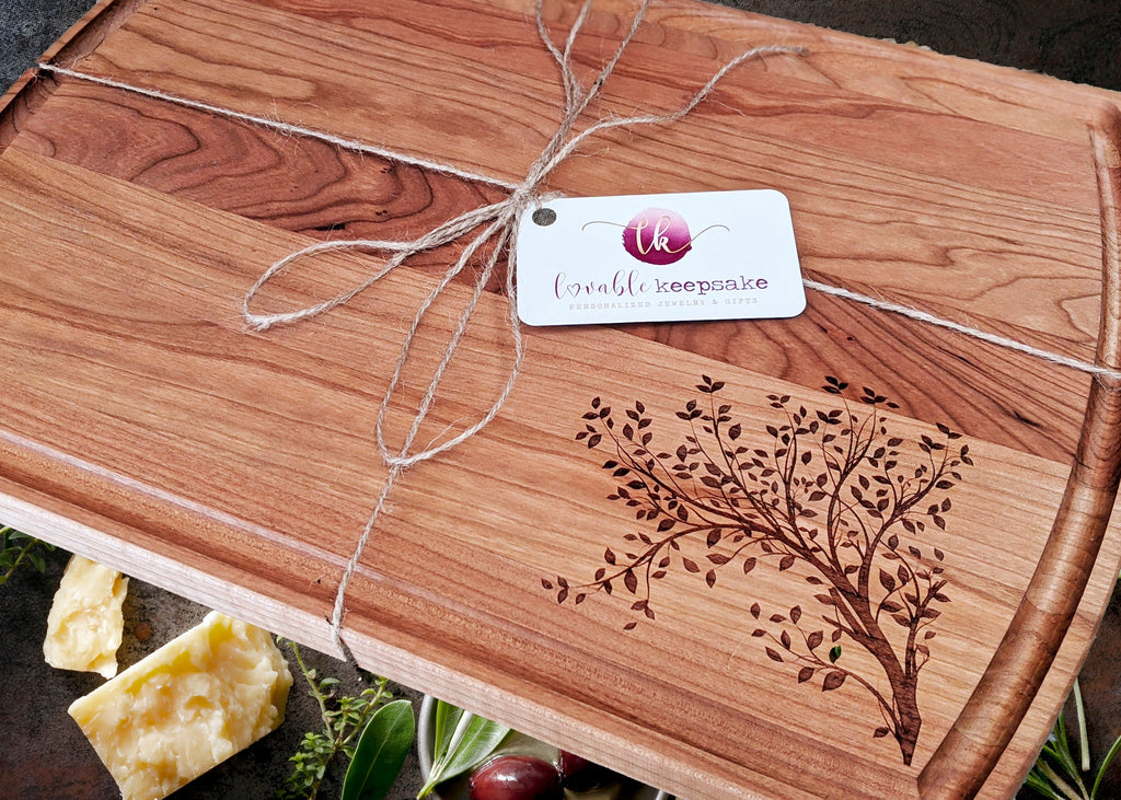 Personalized Family Tree Cutting Board.