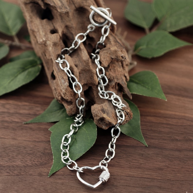 Carabiner Chain Necklace.