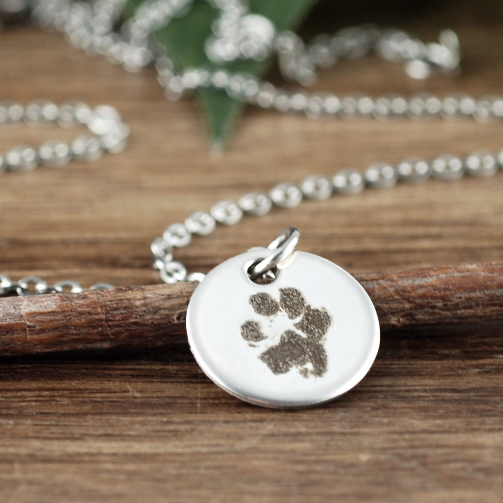 Actual Dog Paw Necklace.
