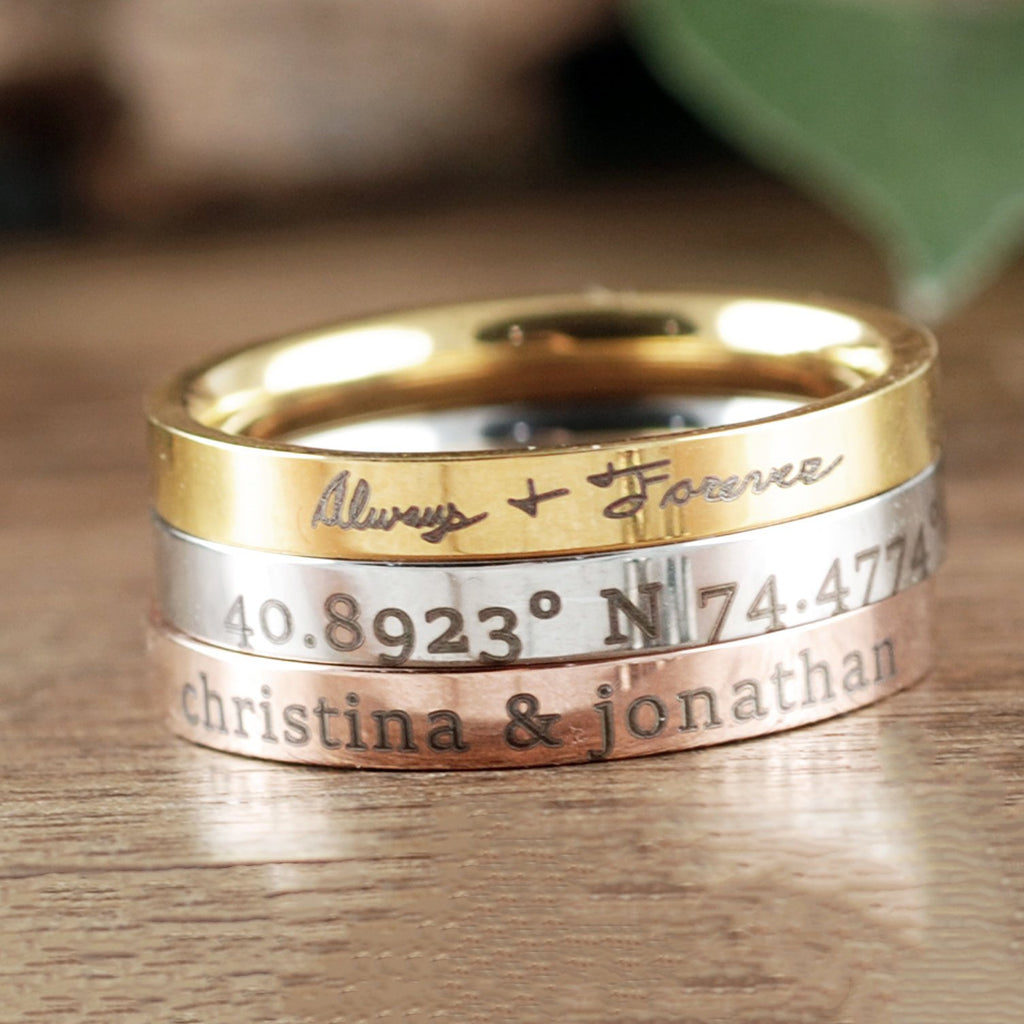 Personalized Rings for Her.