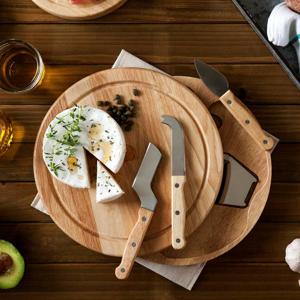 Personalized Cheese Cutting Board with Tools.
