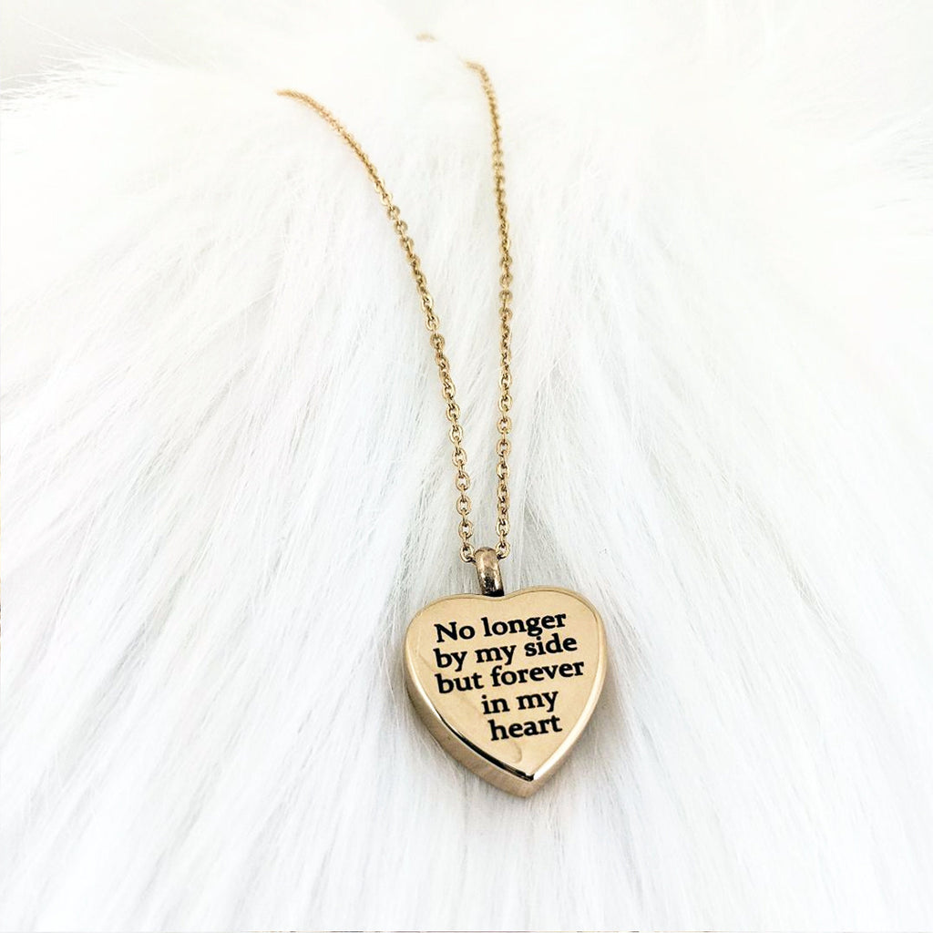 Cremation Pet Memorial Necklace for Ashes.