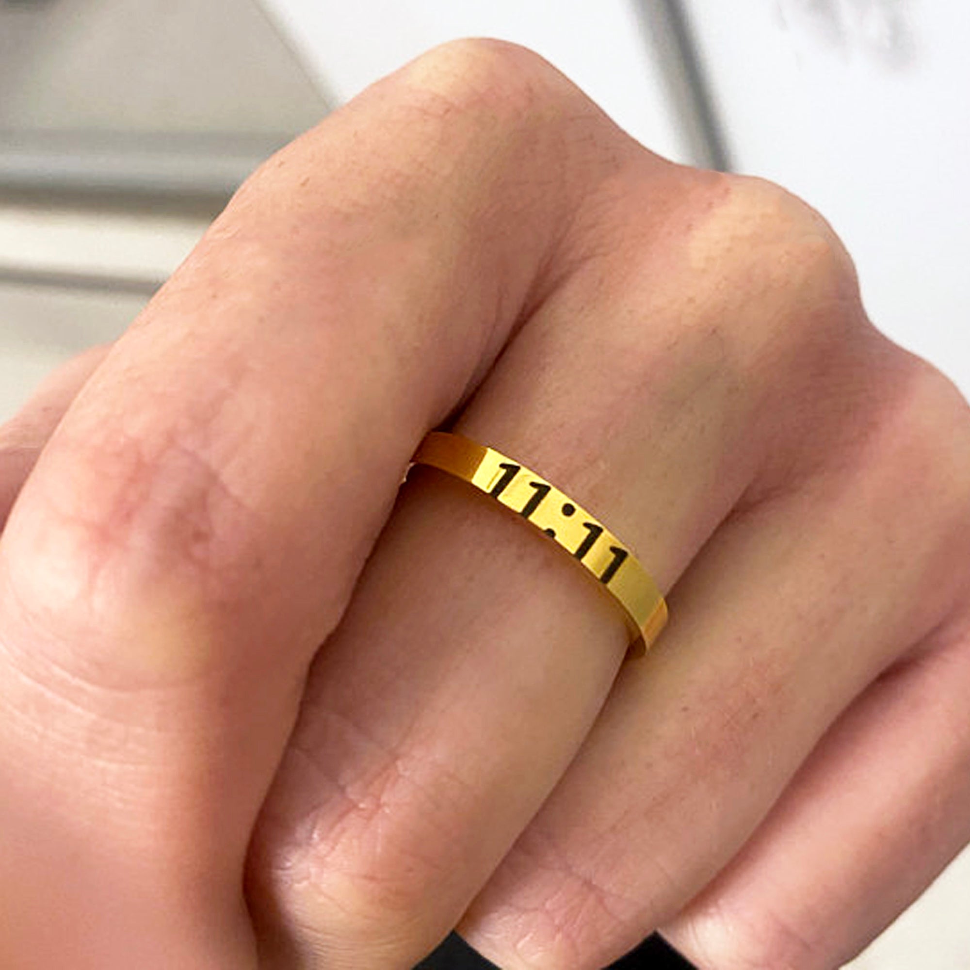 Stackable Rings Engraved Personalized Stacking Rings | Lovable Keepsake Gifts